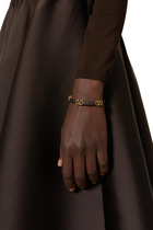  Signature Vlogo Leather Bracelet